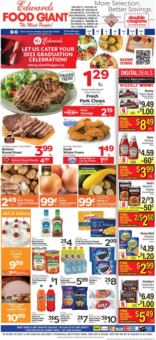 Edwards Food Giant Ad from 05/31/2023