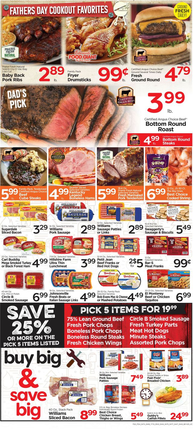 Edwards Food Giant Ad from 06/14/2023