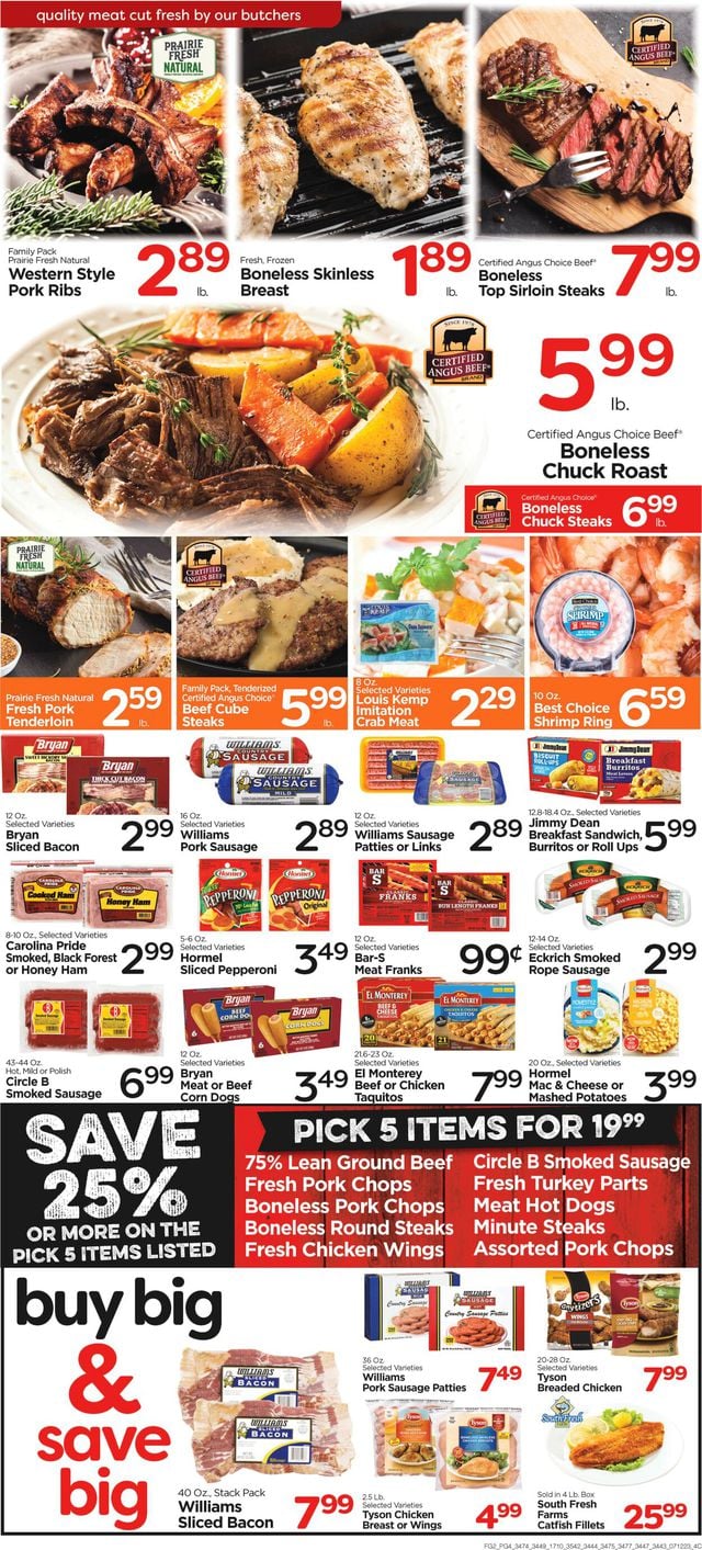Edwards Food Giant Ad from 07/12/2023