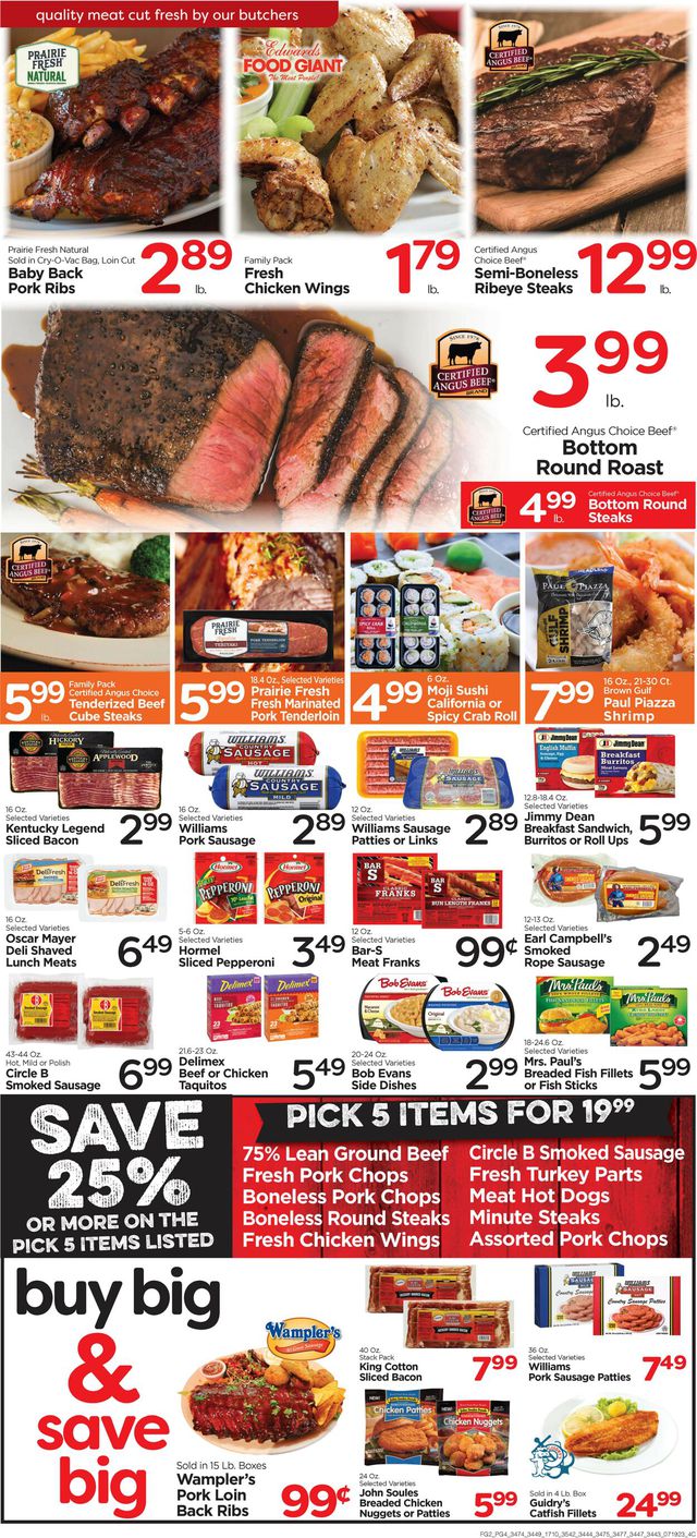 Edwards Food Giant Ad from 07/19/2023