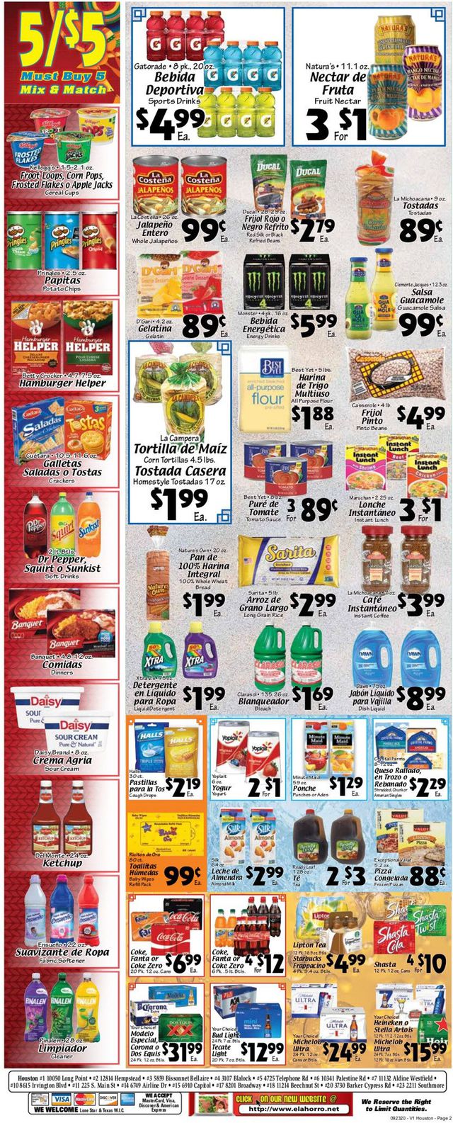 El Ahorro Supermarket Ad from 09/23/2020