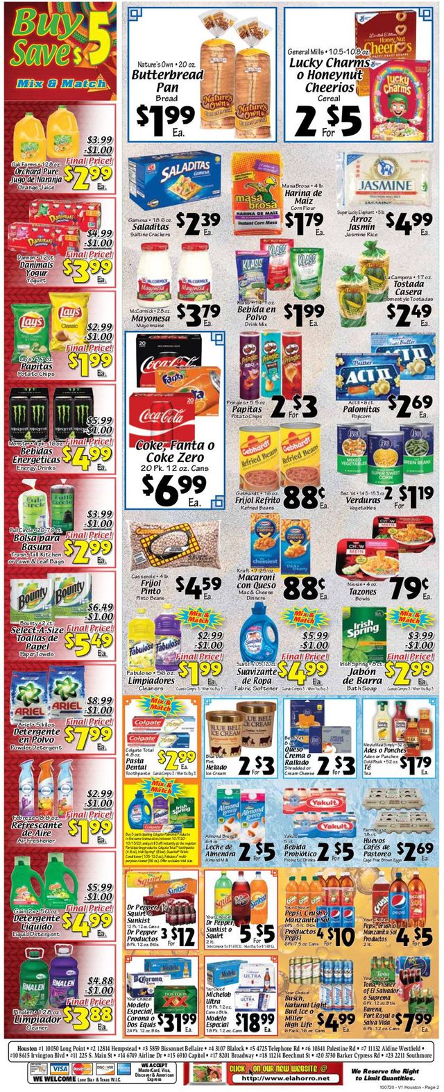 El Ahorro Supermarket Ad from 10/07/2020