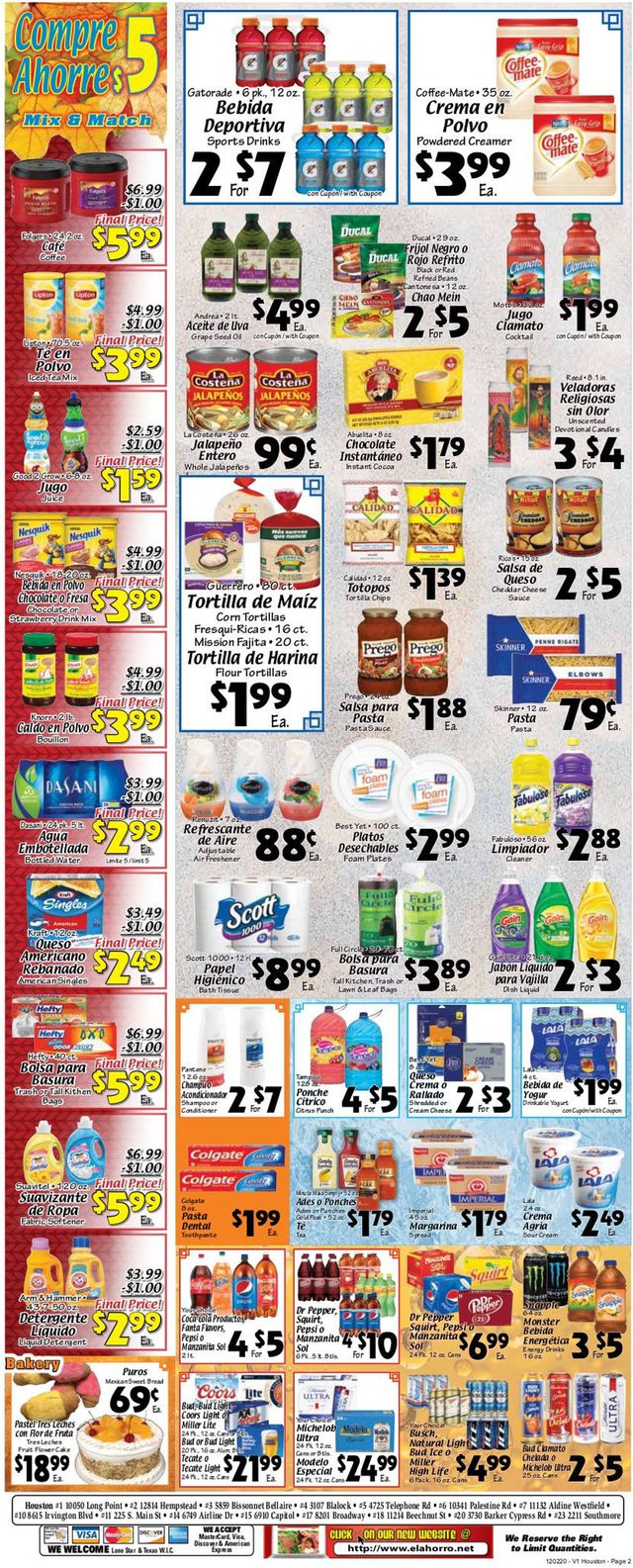 El Ahorro Supermarket Ad from 12/02/2020