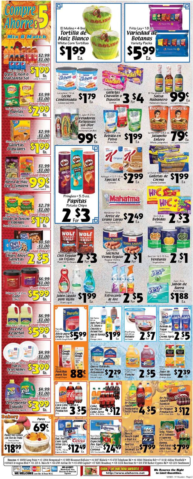El Ahorro Supermarket Ad from 12/09/2020