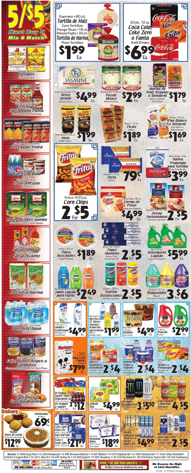 El Ahorro Supermarket Ad from 01/13/2021