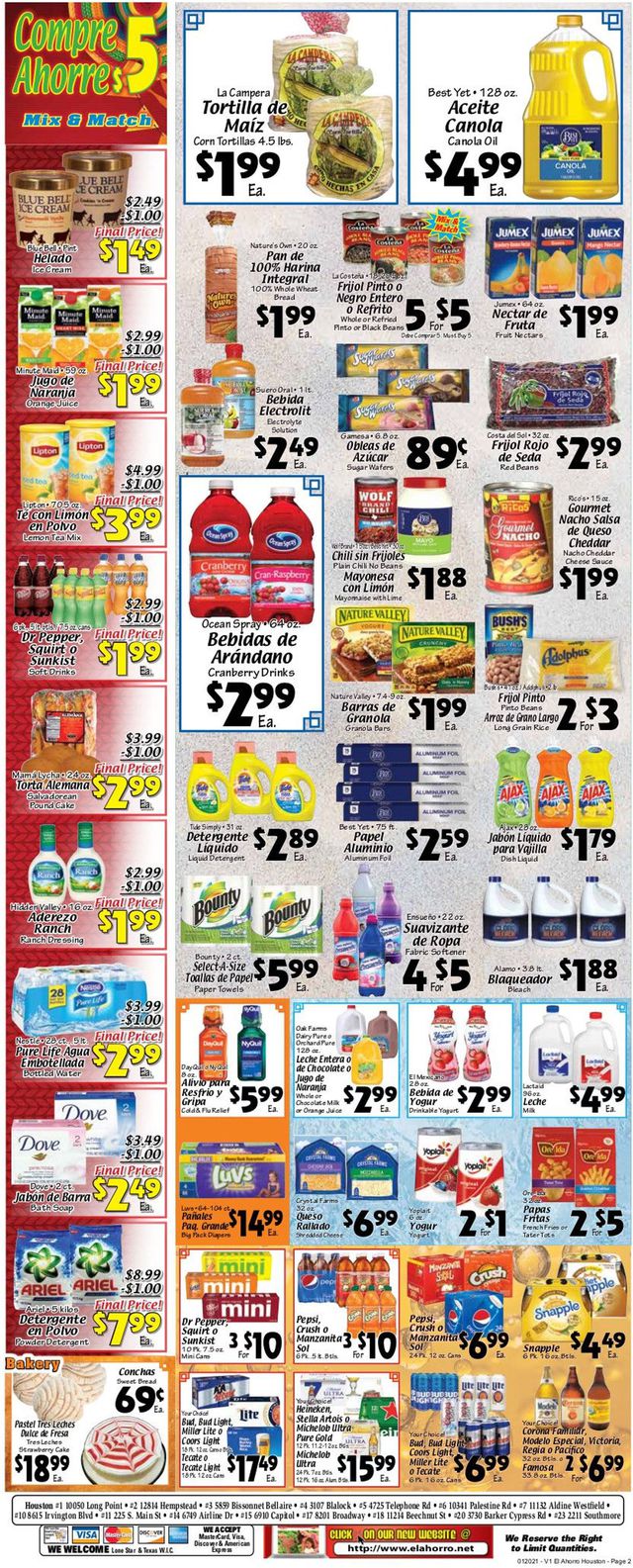 El Ahorro Supermarket Ad from 01/20/2021