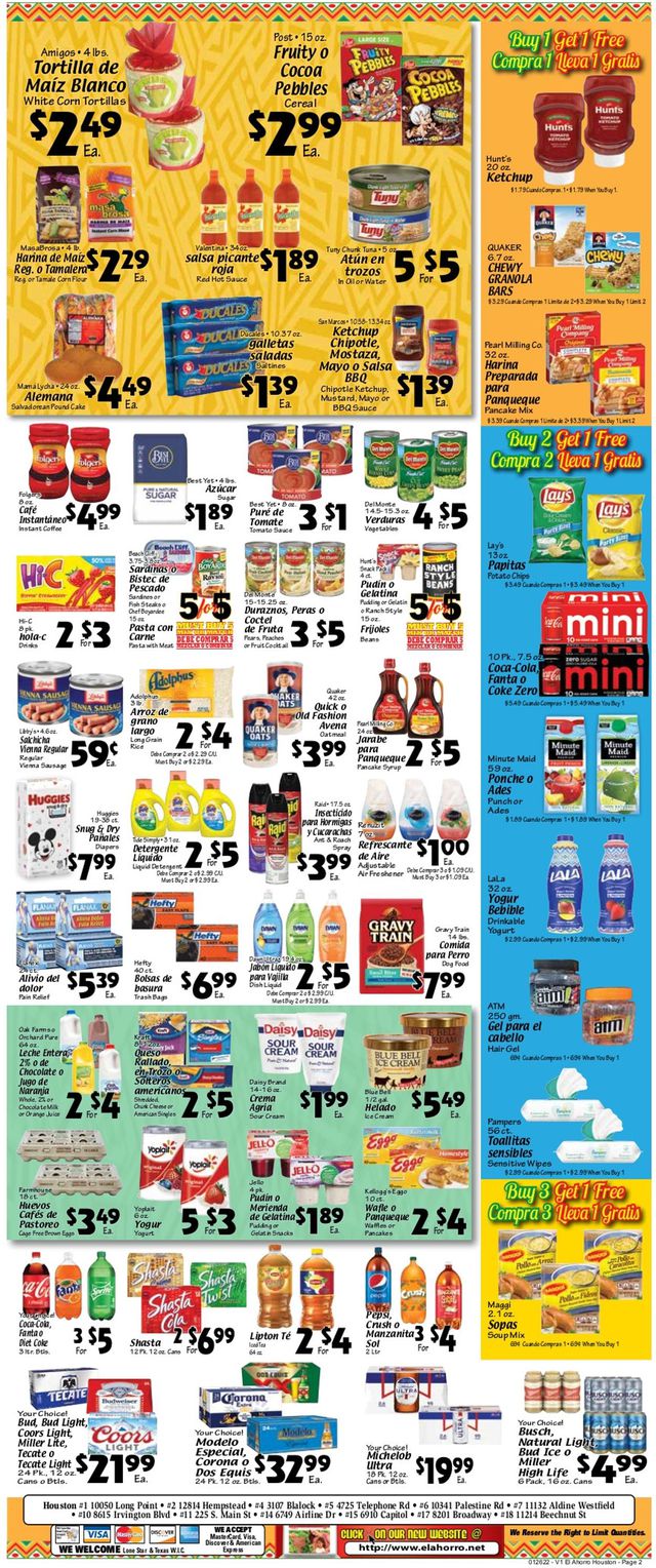 El Ahorro Supermarket Ad from 01/26/2022