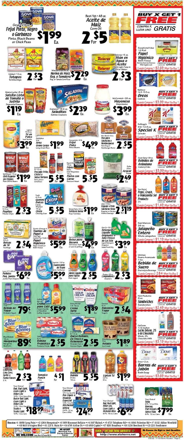 El Ahorro Supermarket Ad from 03/23/2022