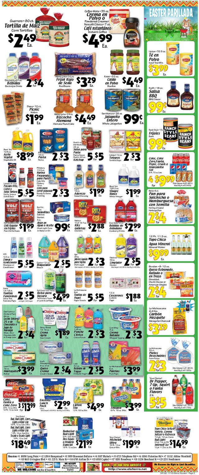 El Ahorro Supermarket Ad from 04/13/2022