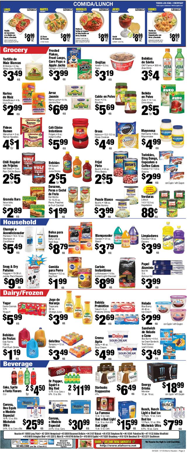 El Ahorro Supermarket Ad from 04/12/2023