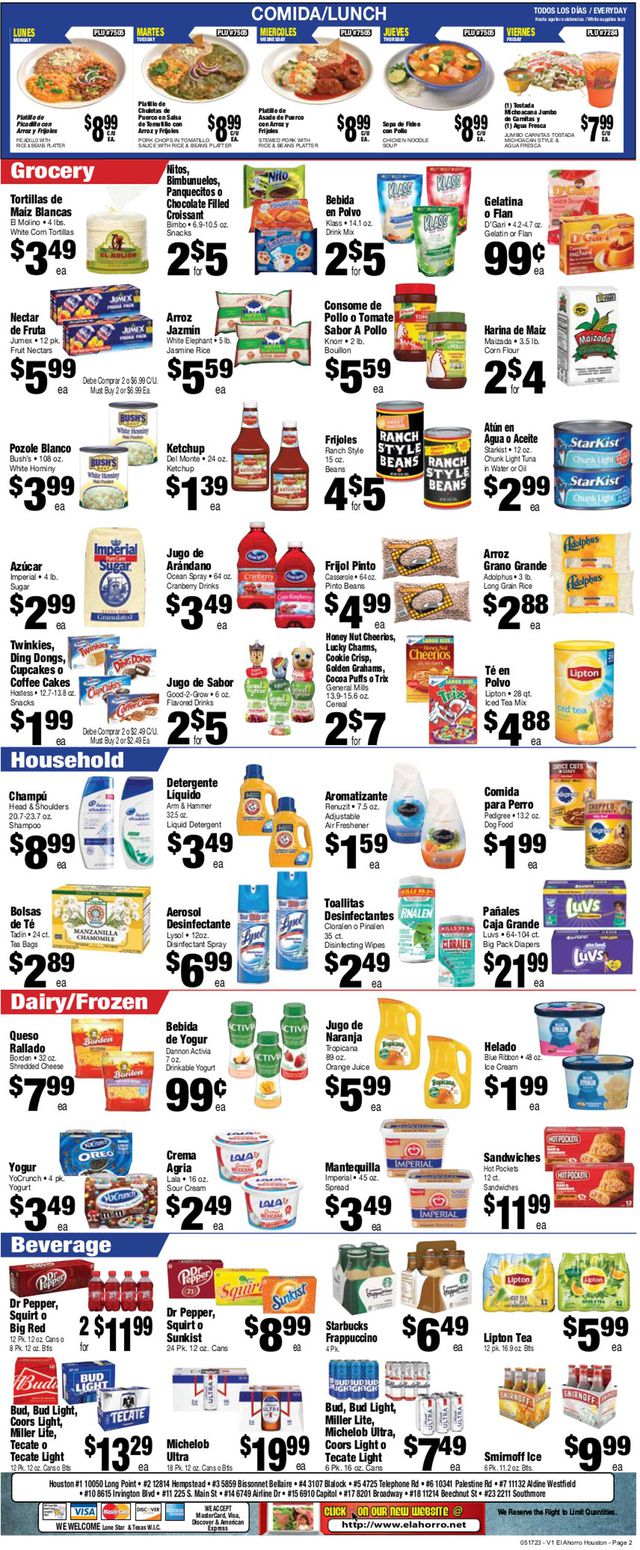 El Ahorro Supermarket Ad from 05/17/2023