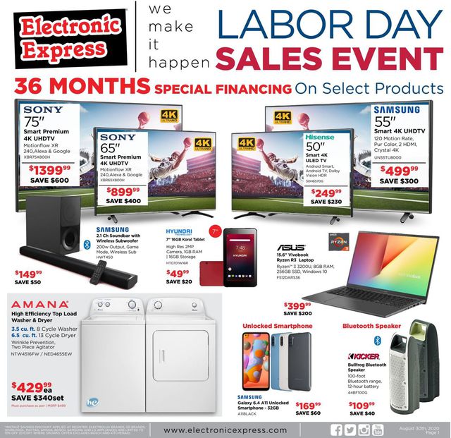 Electronic Express Ad from 08/30/2020