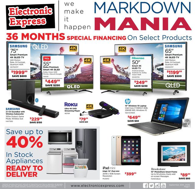 Electronic Express Ad from 09/20/2020