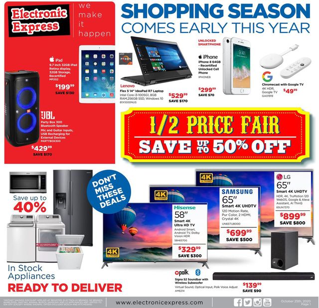 Electronic Express Ad from 10/25/2020