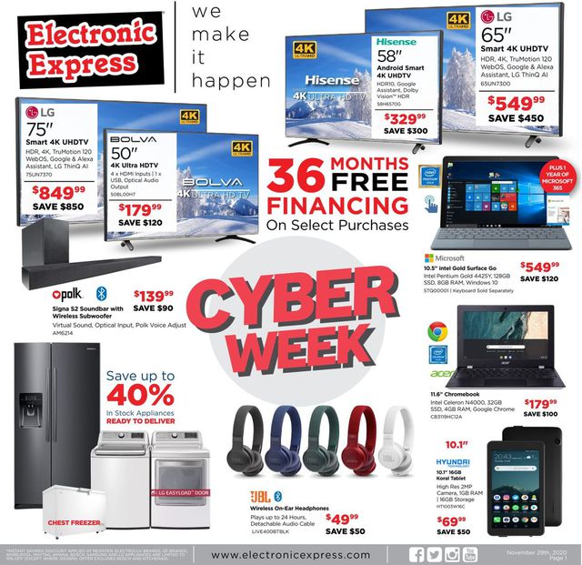 Electronic Express Ad from 11/29/2020