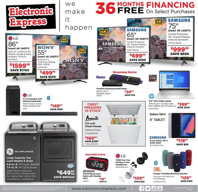 Electronic Express Ad from 02/14/2021