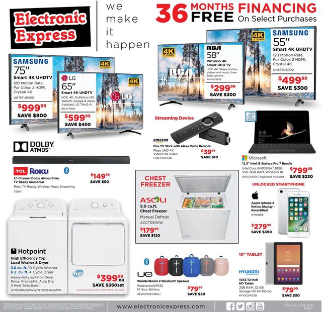 Electronic Express Ad from 02/21/2021