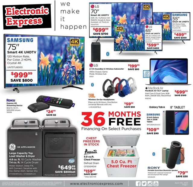 Electronic Express Ad from 04/11/2021