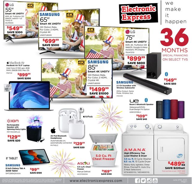 Electronic Express Ad from 06/27/2021