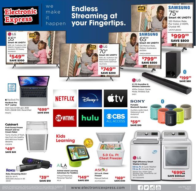 Electronic Express Ad from 07/11/2021