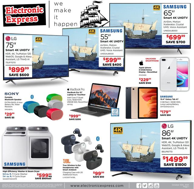 Electronic Express Ad from 10/10/2021