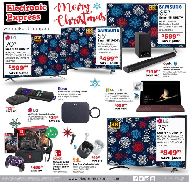 Electronic Express Ad from 12/19/2021