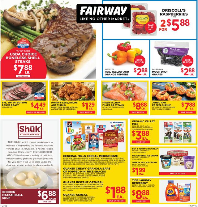 Fairway Market Ad from 10/23/2020