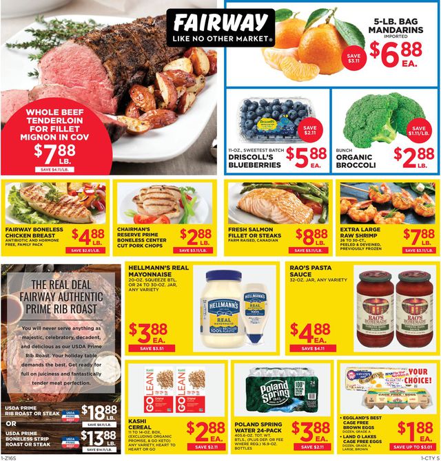 Fairway Market Ad from 12/11/2020