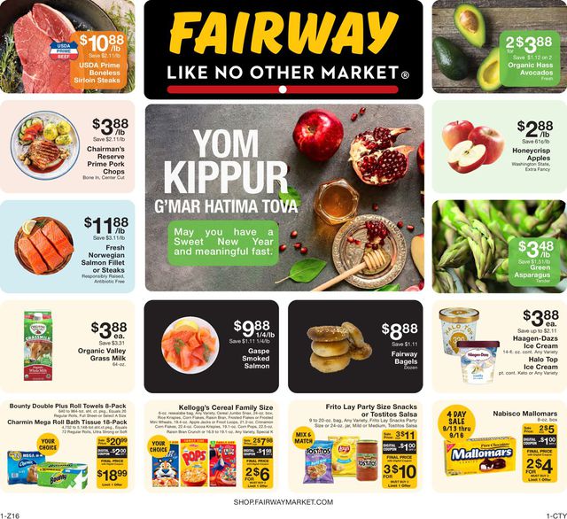 Fairway Market Ad from 09/10/2021