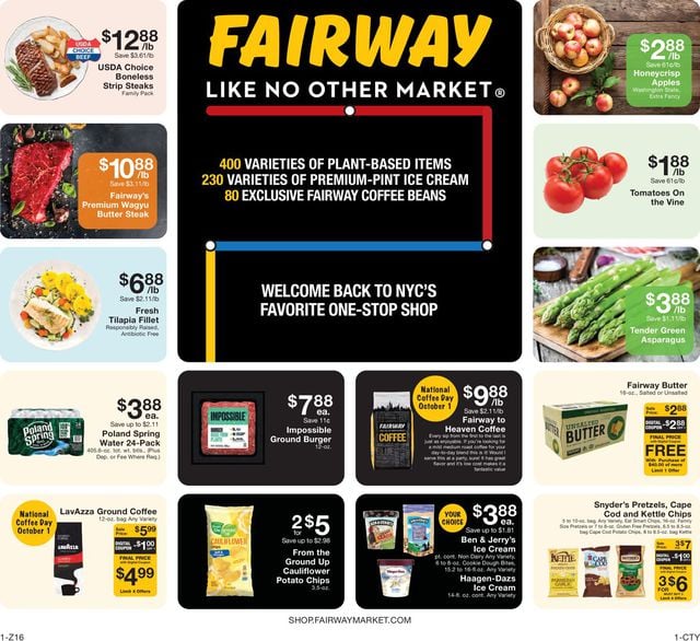 Fairway Market Ad from 09/24/2021