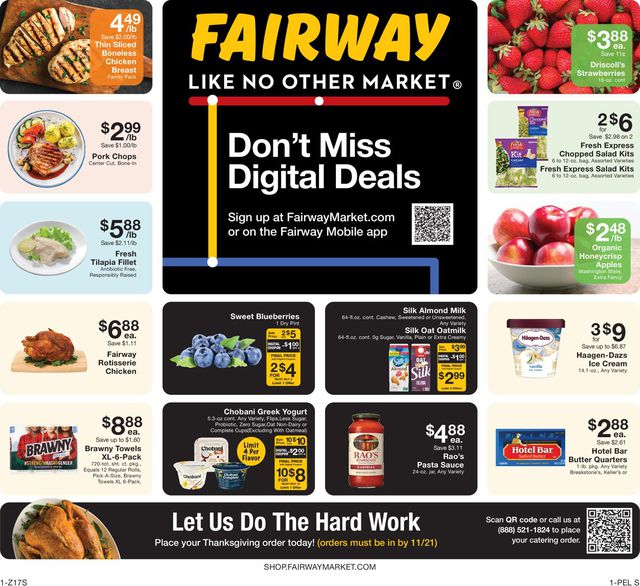 Fairway Market Ad from 11/05/2021