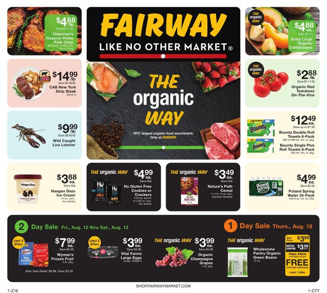 Fairway Market Ad from 08/19/2022