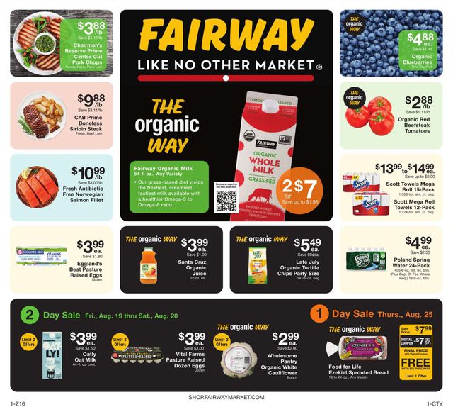Fairway Market Ad from 08/26/2022