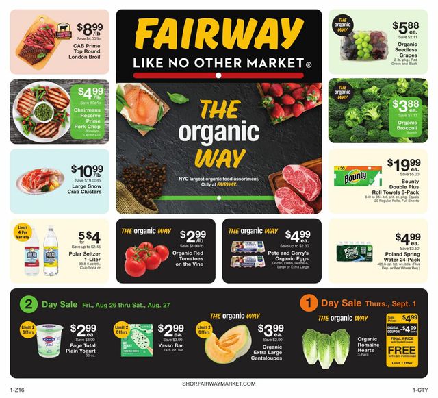 Fairway Market Ad from 09/02/2022