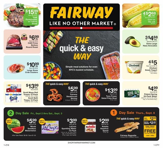 Fairway Market Ad from 09/09/2022
