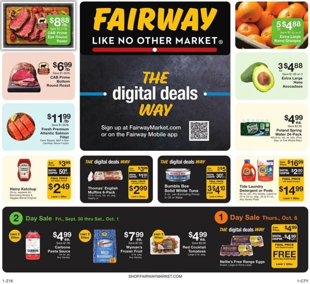 Fairway Market Ad from 09/30/2022