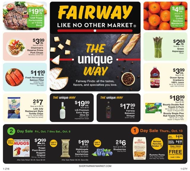 Fairway Market Ad from 10/07/2022