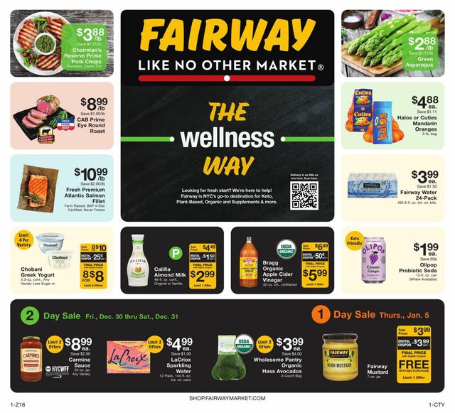 Fairway Market Ad from 12/30/2022