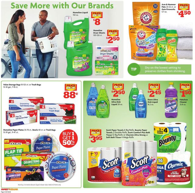 Family Dollar Ad from 02/13/2020