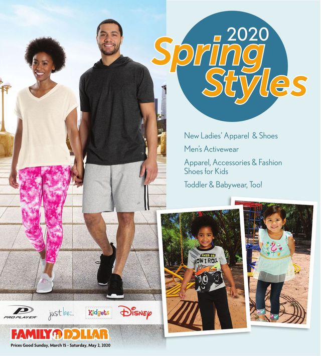 Family Dollar Ad from 03/15/2020