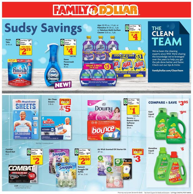 Family Dollar Ad from 05/31/2020