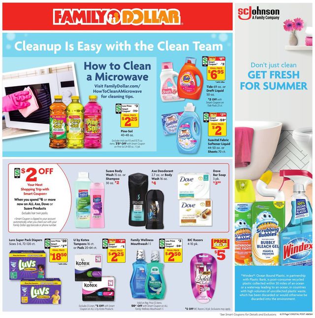 Family Dollar Ad from 06/21/2020