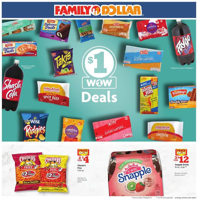Family Dollar Ad from 06/28/2020