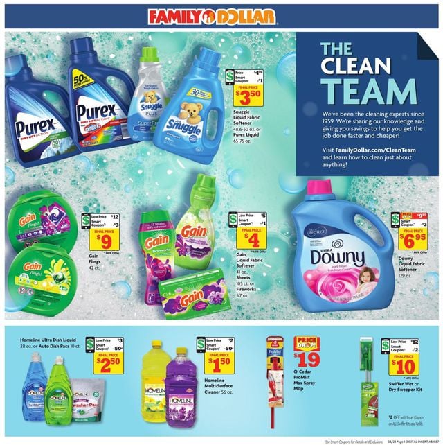 Family Dollar Ad from 08/23/2020