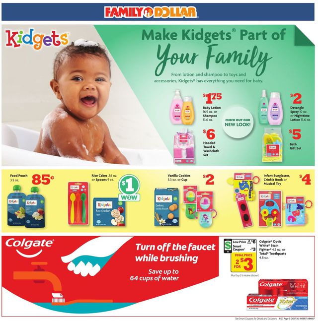 Family Dollar Ad from 08/23/2020
