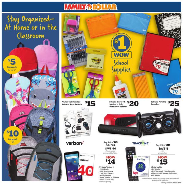 Family Dollar Ad from 01/10/2021