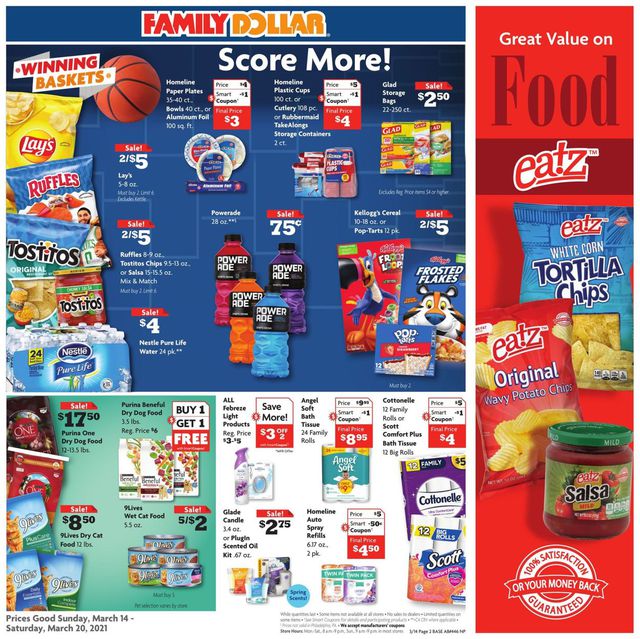 Family Dollar Ad from 03/14/2021