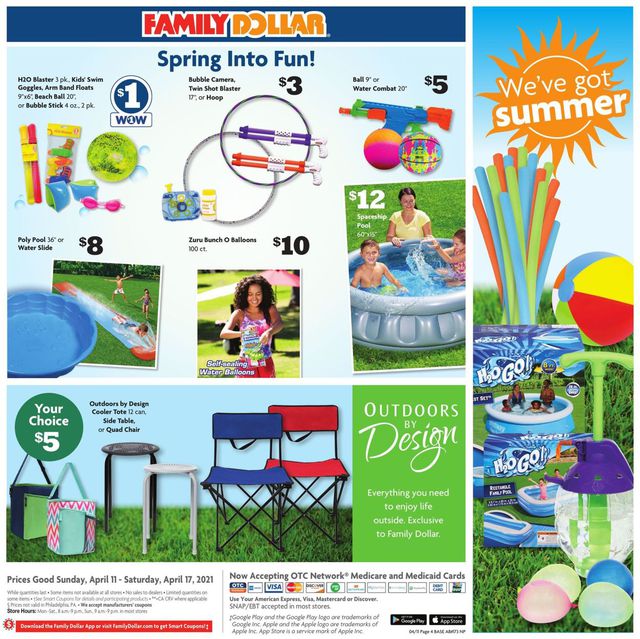 Family Dollar Ad from 04/11/2021