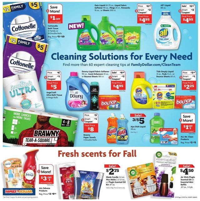 Family Dollar Ad from 09/19/2021