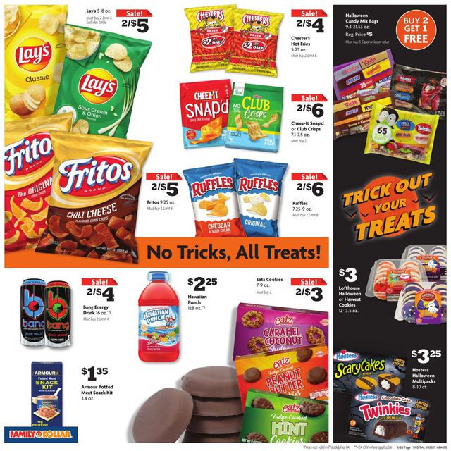 Family Dollar Ad from 09/26/2021